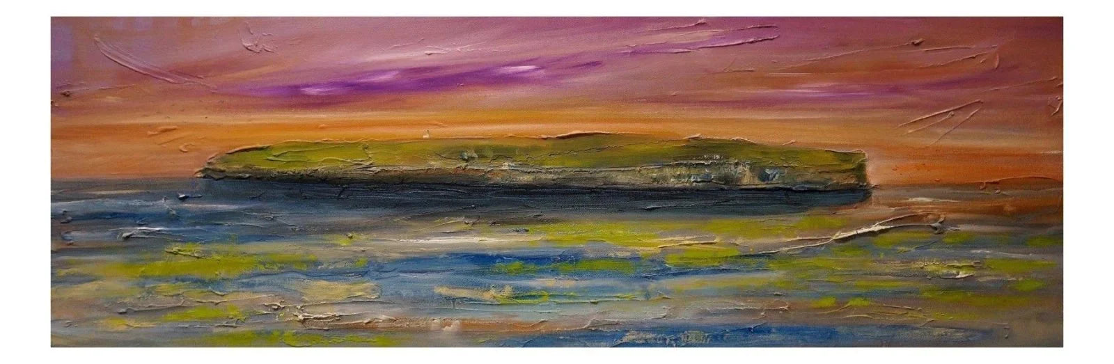 The Brough of Birsay Panoramic Prints - Orkney Art Gallery Scotland Worldwide Shipping Oil Painting Coastal Paintings and by Artist Hunter