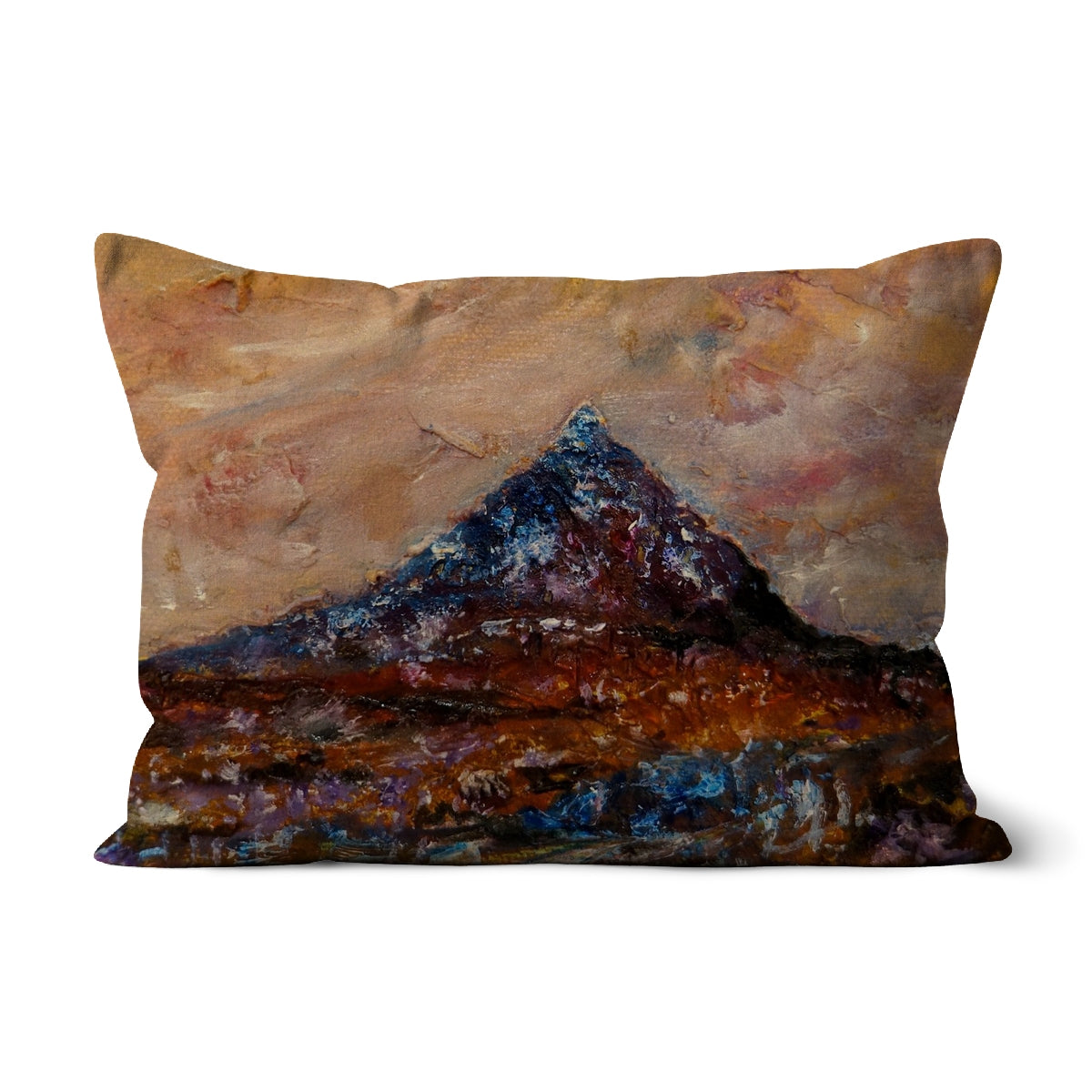 Buachaille Etive Mòr Art Gifts Cushion | Glencoe Art Gallery | Paintings, Prints, Homeware and Art Gifts From Scotland By Scottish Artist Kevin Hunter