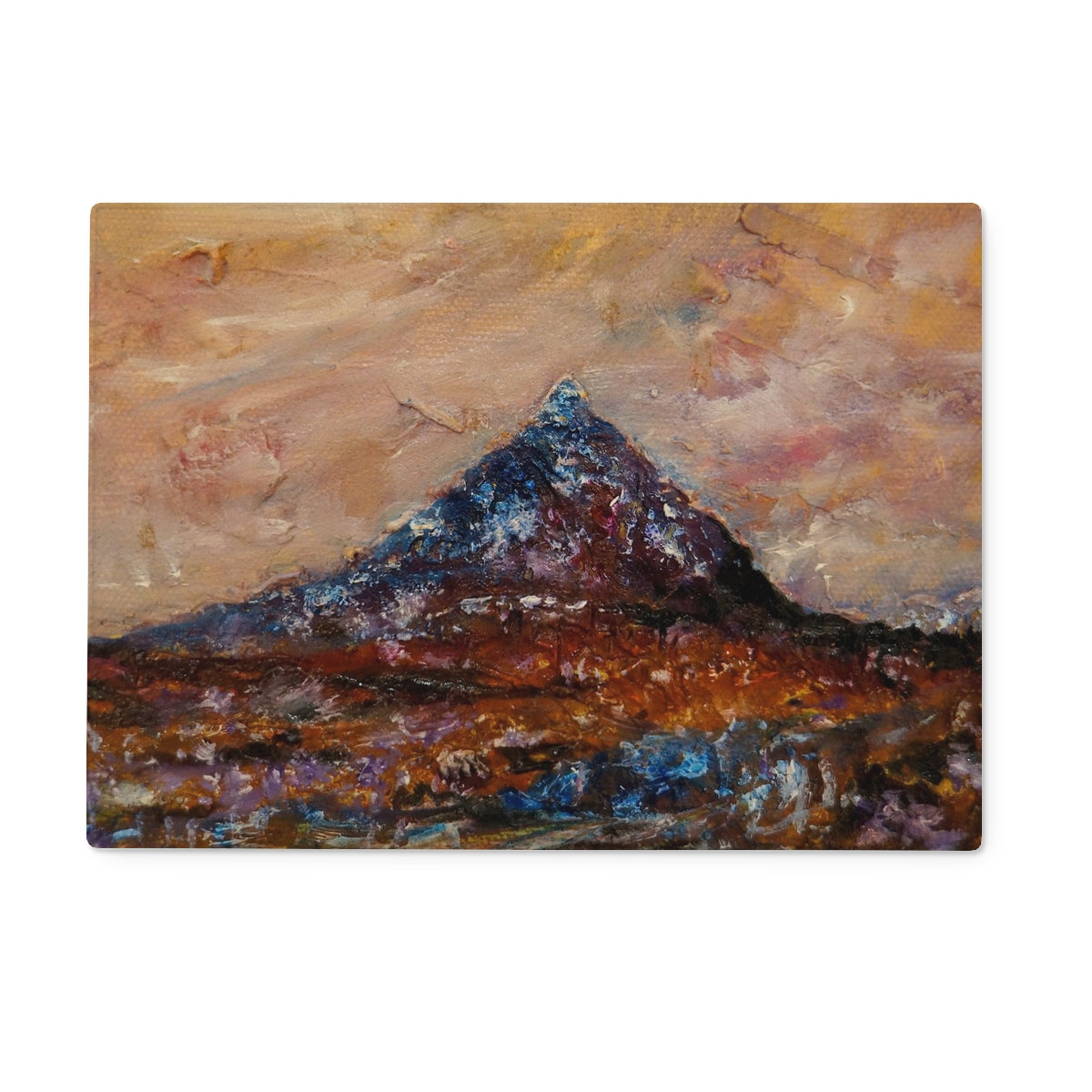 Buachaille Etive Mòr Art Gifts Glass Chopping Board