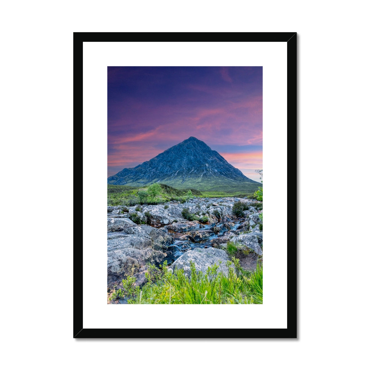 Buachaille Etive Mor Dawn Glencoe Scottish Landscape Photography | Framed & Mounted Prints From Scotland