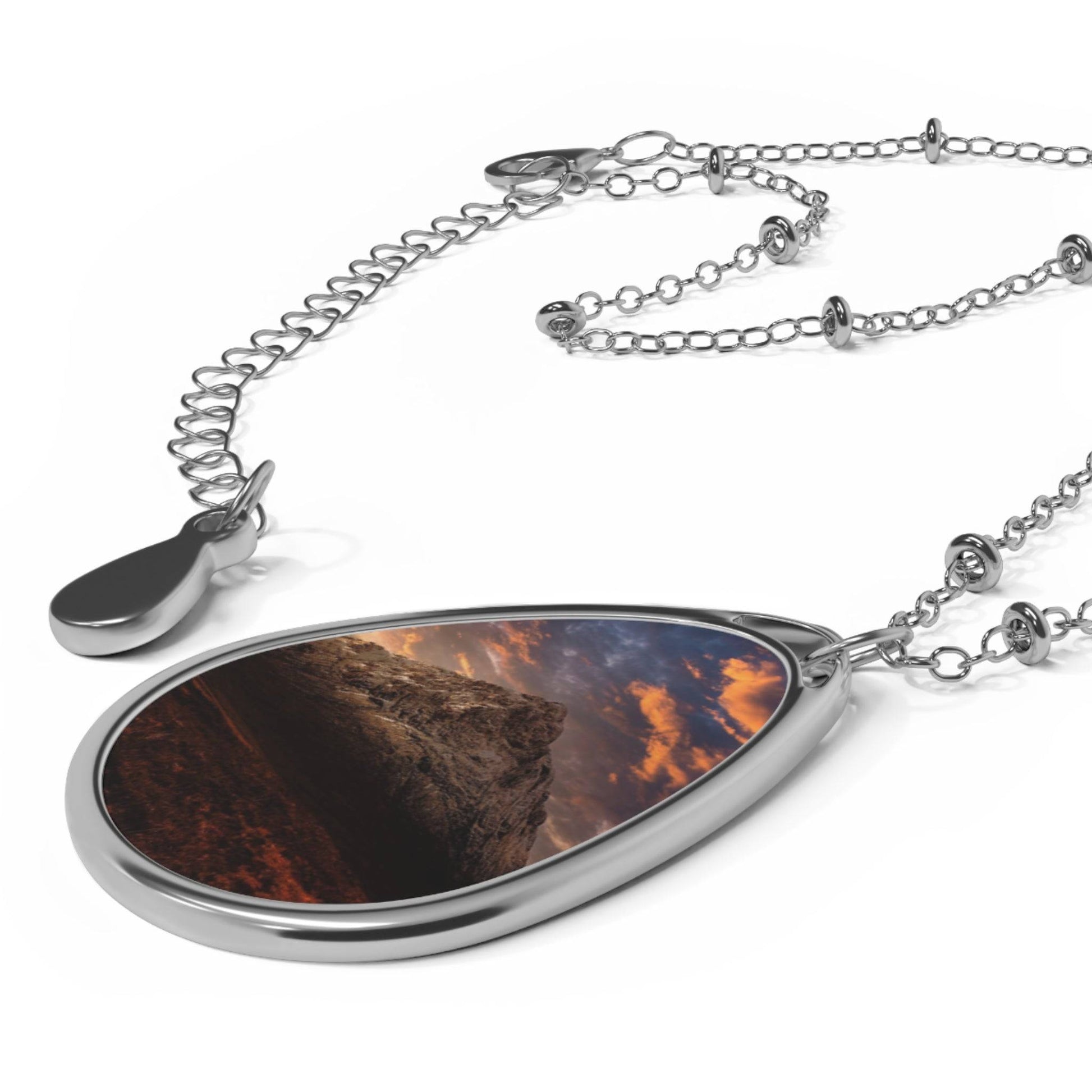 Buachaille Etive Mor Dusk Art Necklace | Scottish Art Gifts