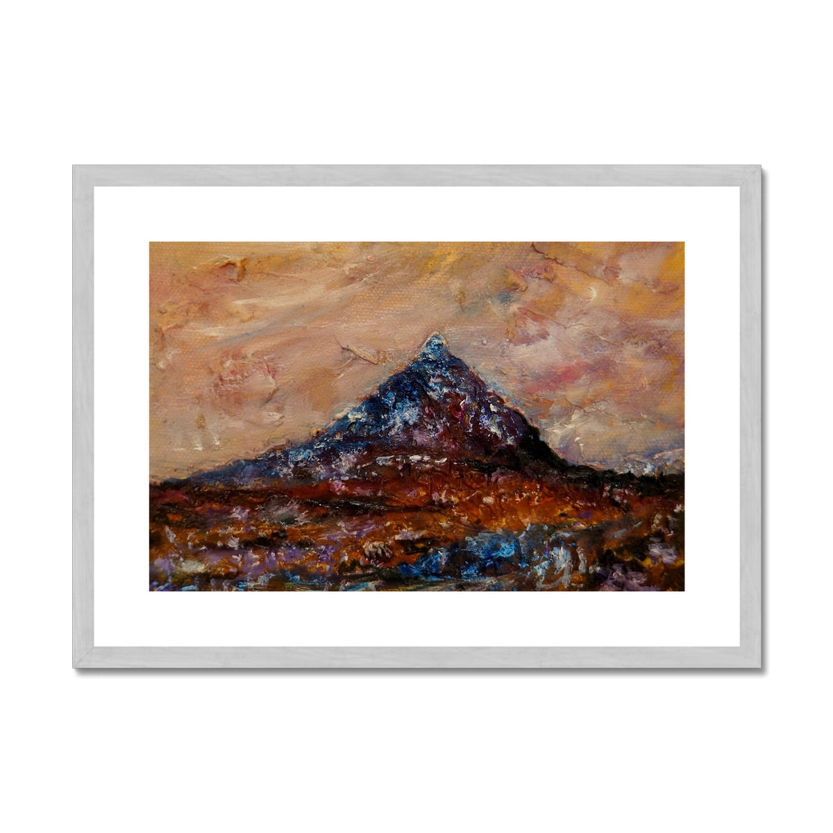 Buachaille Etive Mòr Painting | Antique Framed & Mounted Prints From Scotland