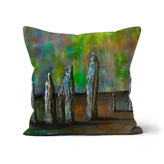 Callanish Northern Lights Lewis Cushion | Scottish Art Gifts