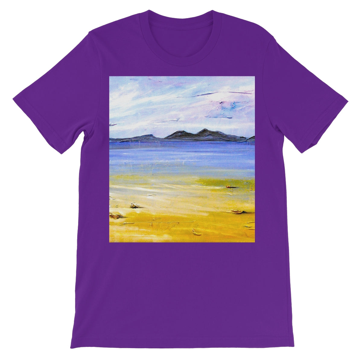 Camusdarach Beach Arisaig Unisex Short Sleeve T-Shirt | Scottish Art Gifts