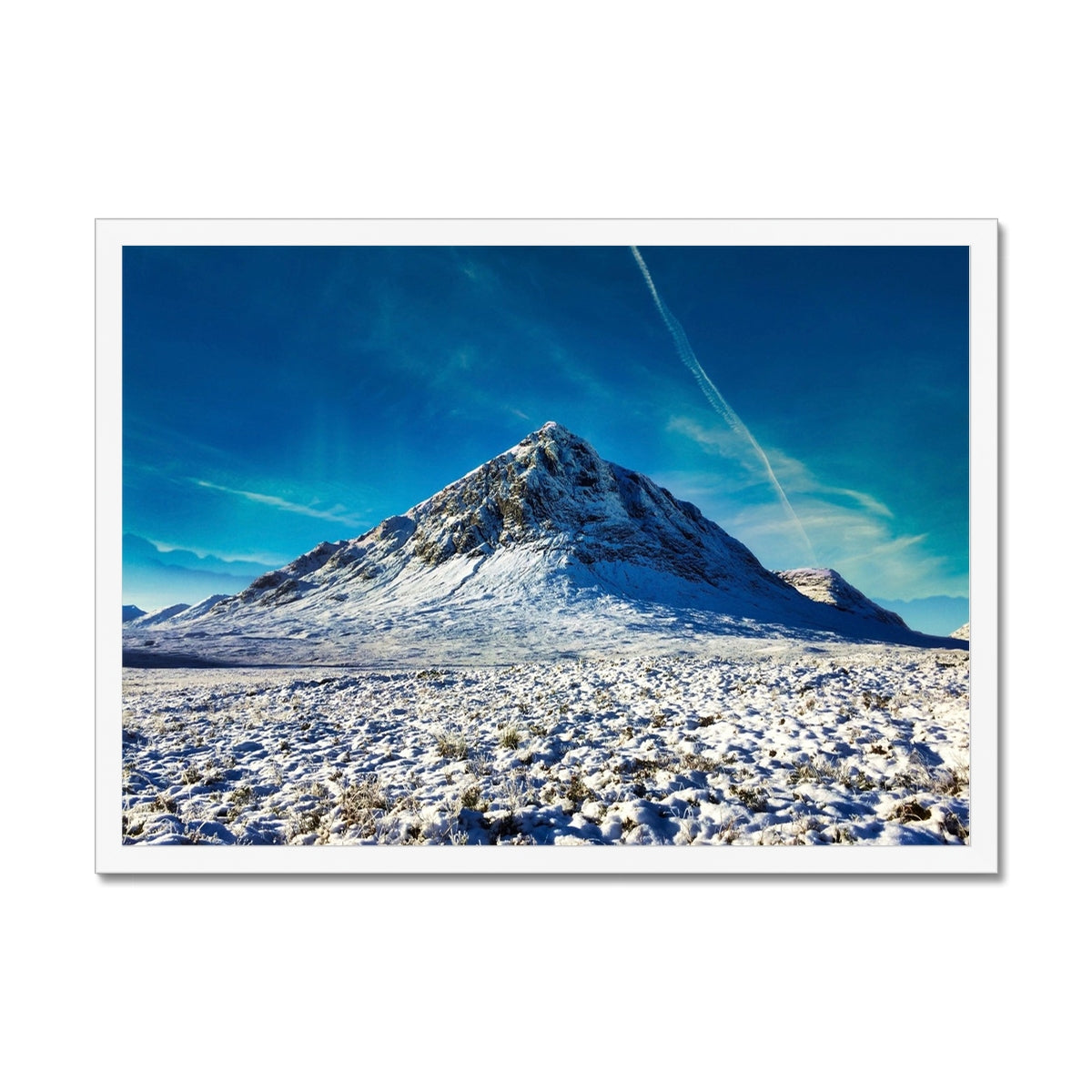 Buachaille Etive Mor Snow Glencoe Scottish Landscape Photography | Framed Prints From Scotland