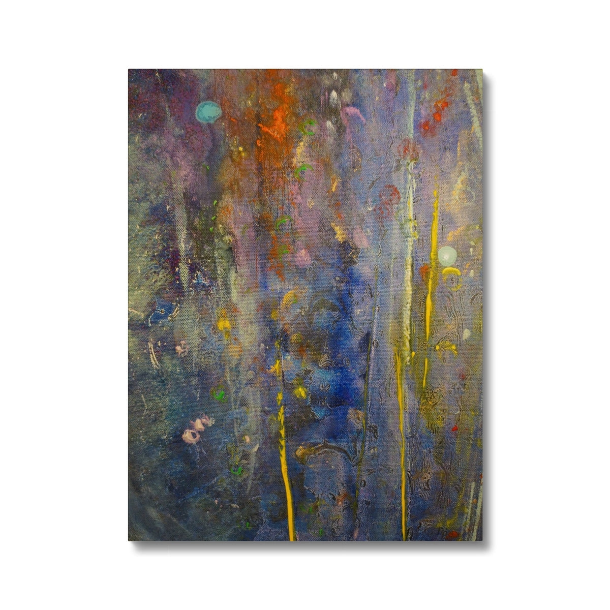 Cairngorms Waterfall Abstract Canvas | Abstract &amp; Impressionistic Art Gallery | Paintings, Prints, Homeware and Art Gifts From Scotland By Scottish Artist Kevin Hunter