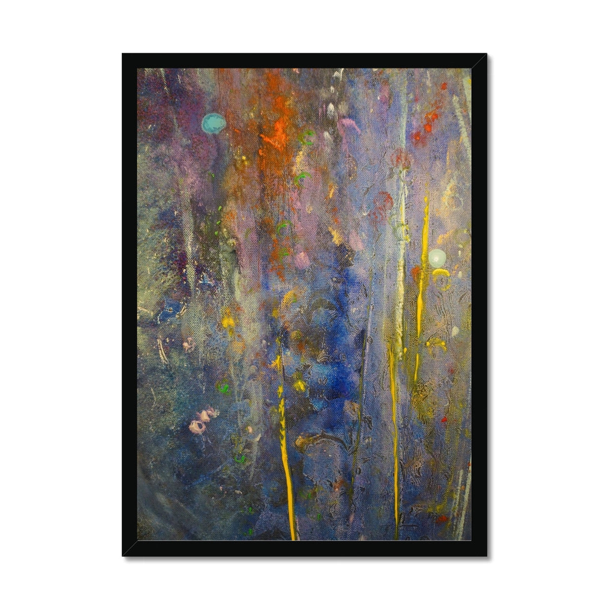 Cairngorms Waterfall Abstract Painting | Framed Prints From Scotland