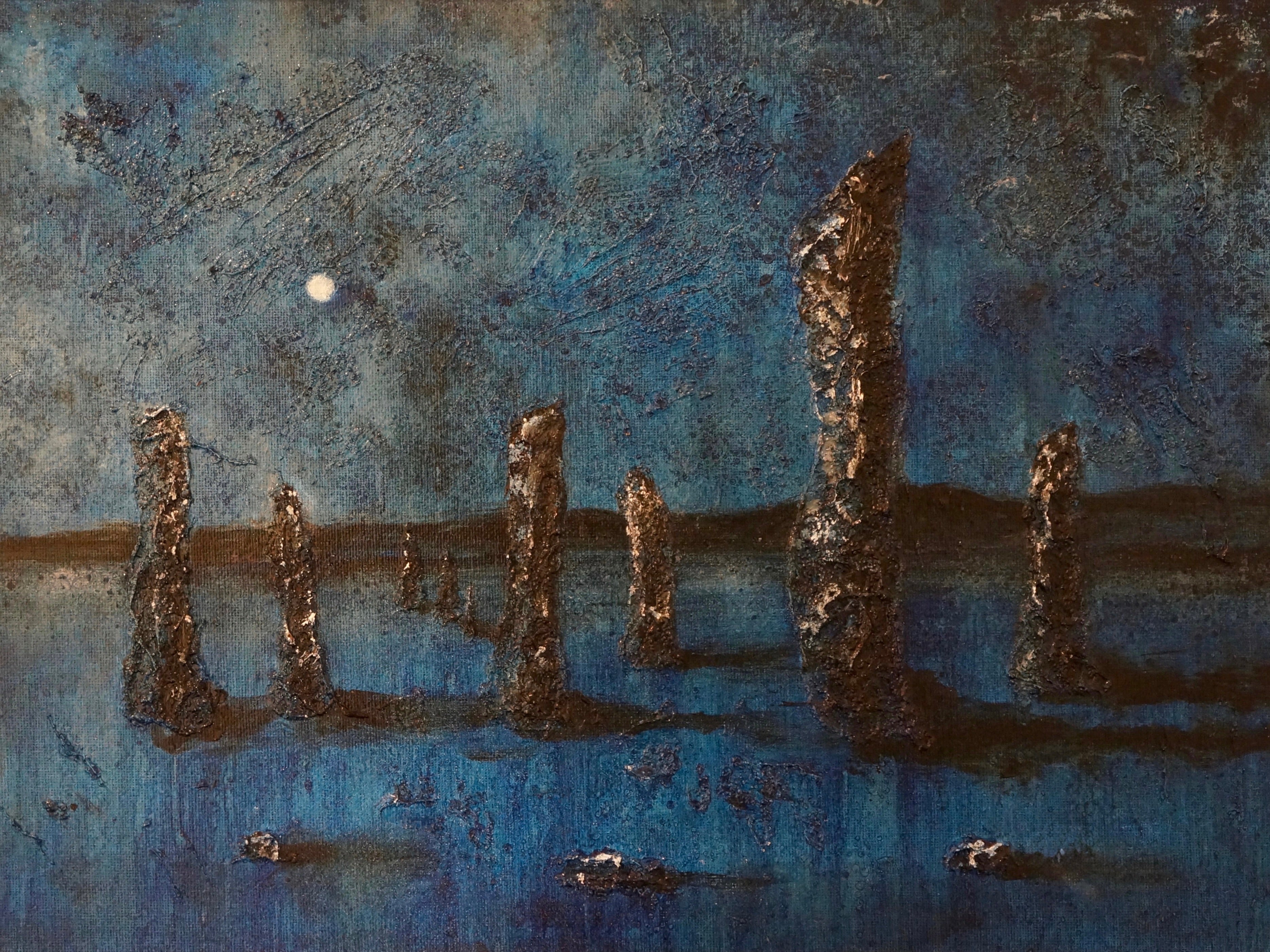 Callanish Moonlight Lewis Art Prints