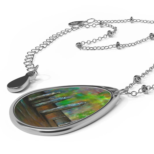Callanish Northern Lights Art Necklace | Scottish Art Gifts