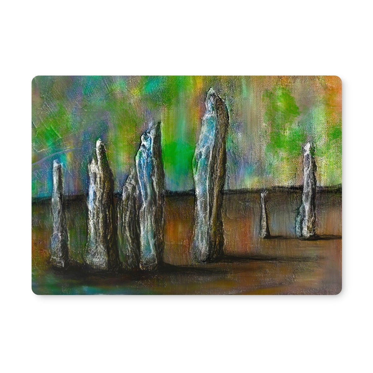 Callanish Northern Lights Placemat | Scottish Art Gifts