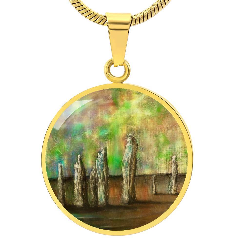 Callanish Northern Lights | Scottish Art Jewelry | Luxury Designer Necklace