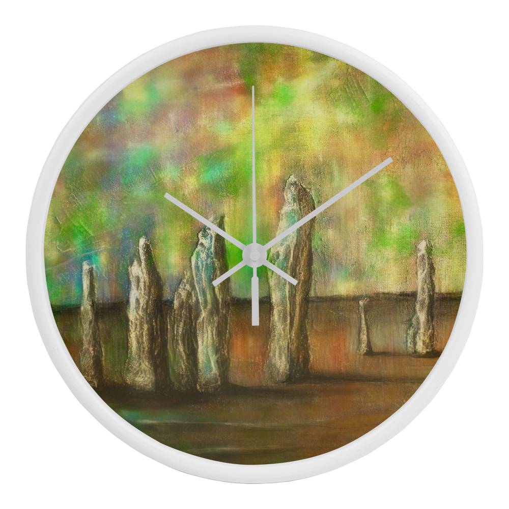 Callanish Northern Lights | Wall Art Clock | Scotland