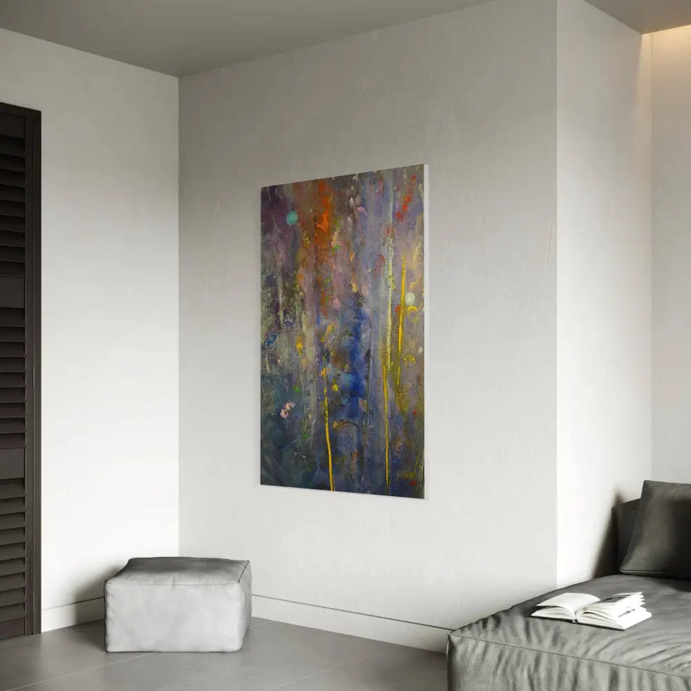 Caringorms Waterfall Abstract - Scottish Statement Interior Wall Art - & Impressionistic Gallery Scotland