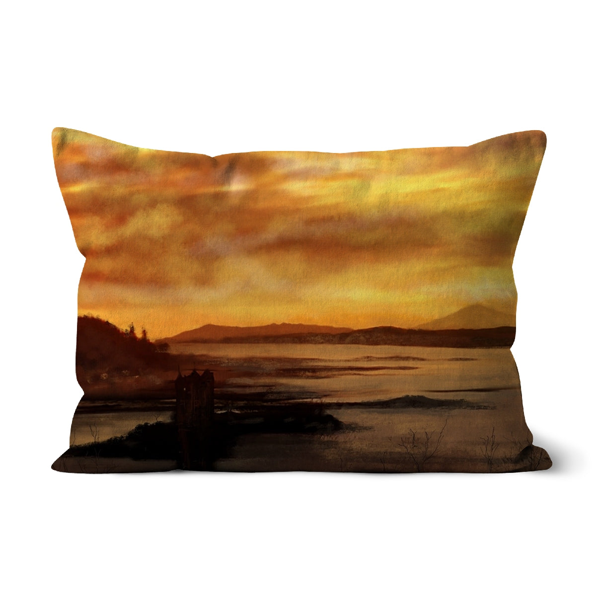 Castle Stalker Dusk Art Gifts Cushion