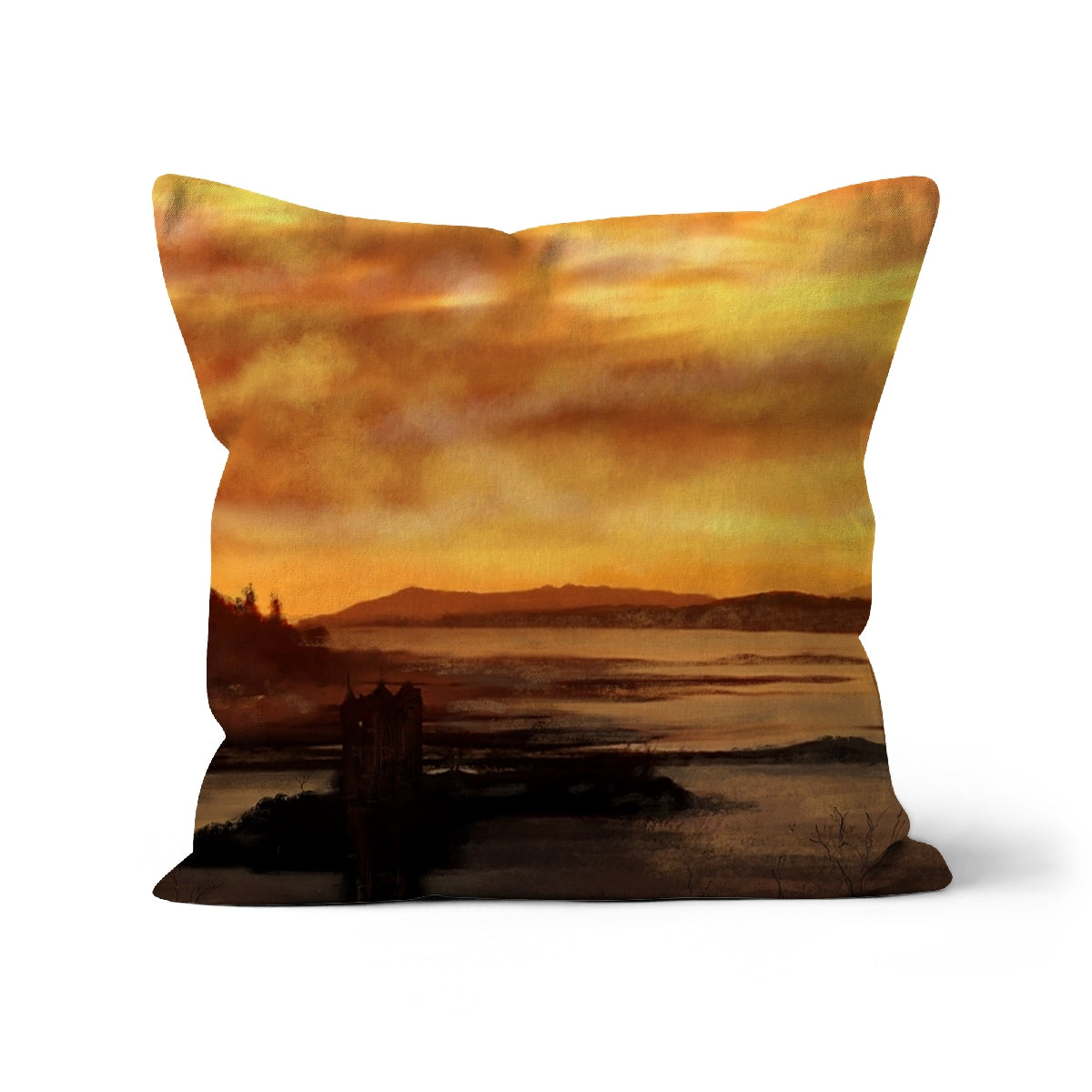 Castle Stalker Dusk Art Gifts Cushion