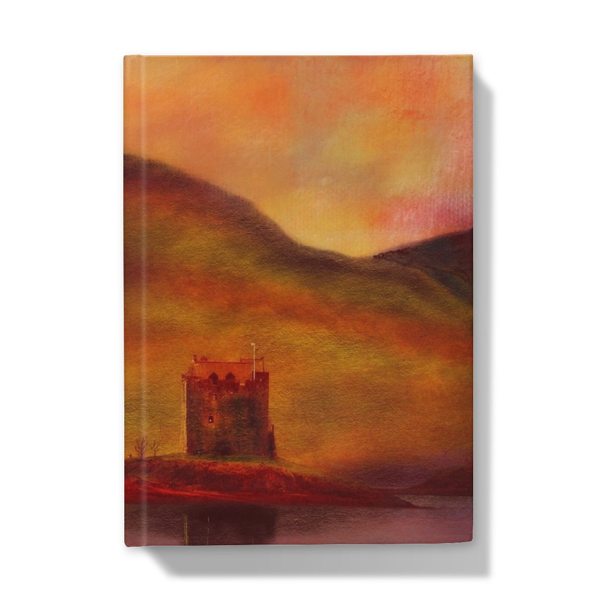 Castle Stalker Sunset Art Gifts Hardback Journal