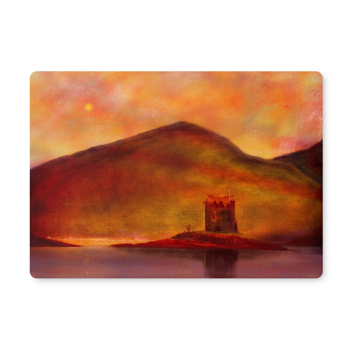 Castle Stalker Sunset Art Gifts Placemat