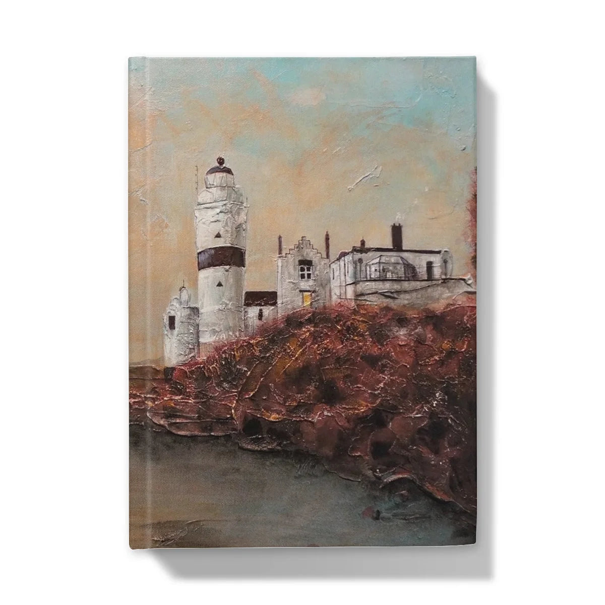 Cloch Lighthouse Dawn Hardback Journal - River Clyde Art Gallery Scotland Worldwide Shipping Scottish Prints