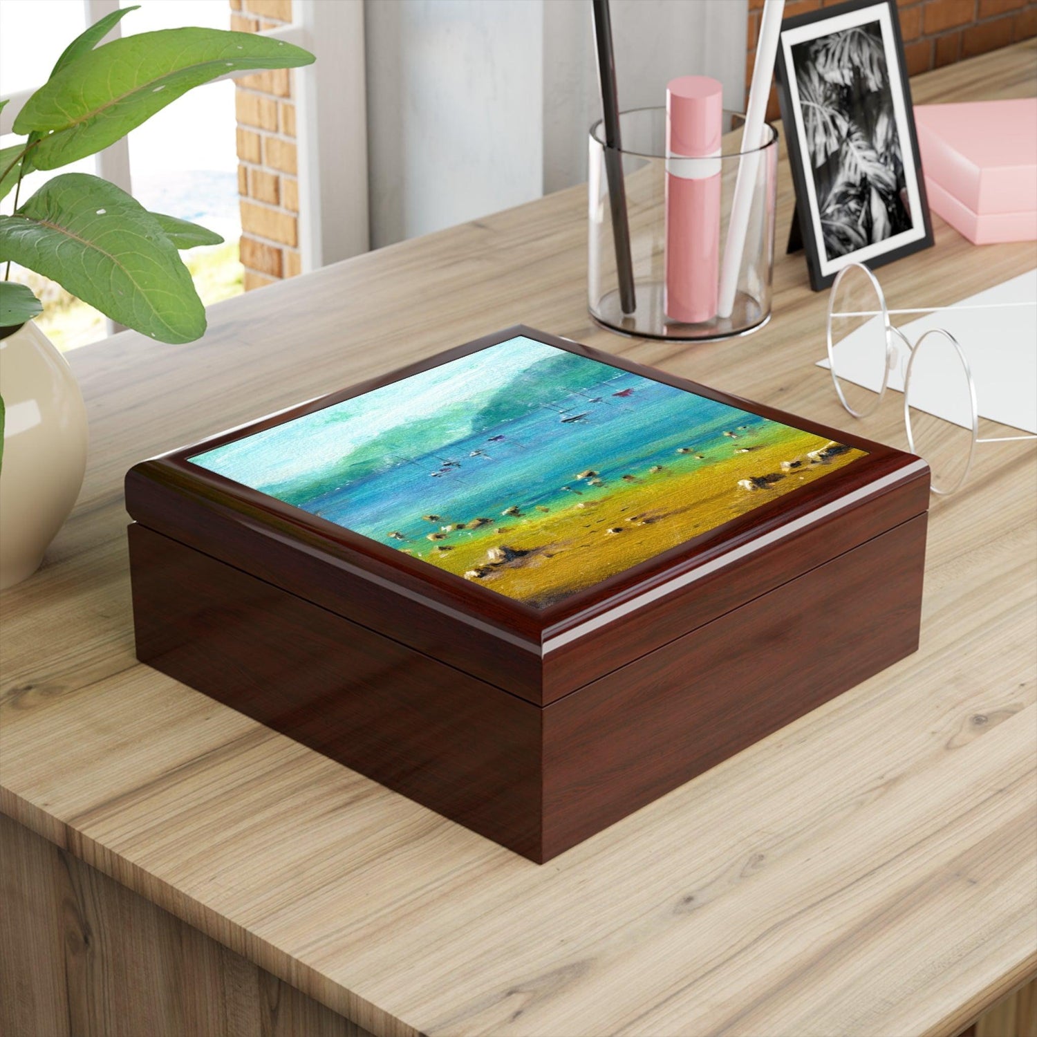 Clyde Summers Day | Art Jewellery Box | Scotland