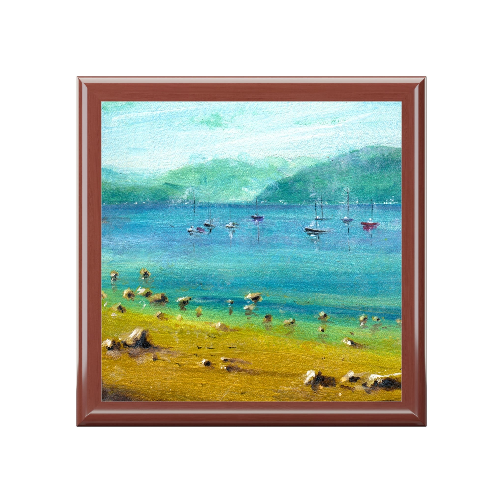 Clyde Summers Day Art Jewellery Box.