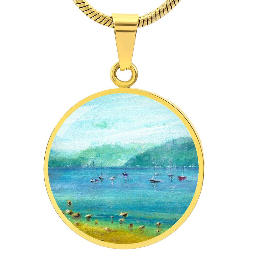 Clyde Summers Day | Scottish Art Jewellery | Luxury Necklace