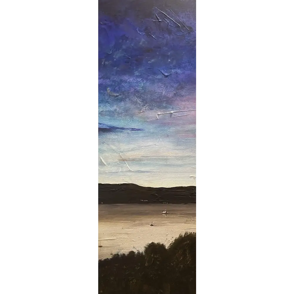 Clyde Twilight Triptych Canvas Landscape Wall Art for Interiors