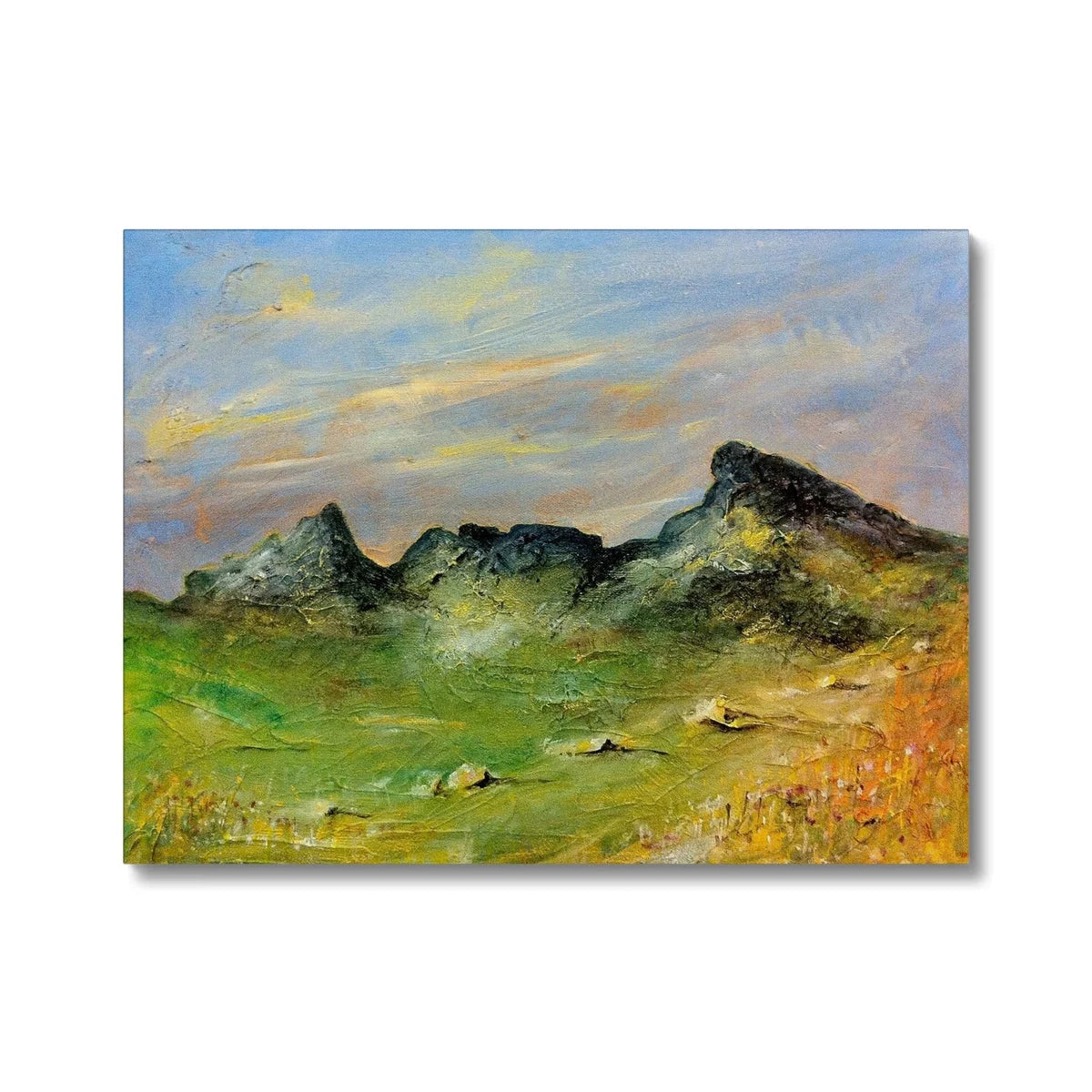 The Cobbler Original Landscape Painting on Canvas - Lochs & Mountains Art Gallery Scotland Worldwide Shipping Scottish and Paintings Prints
