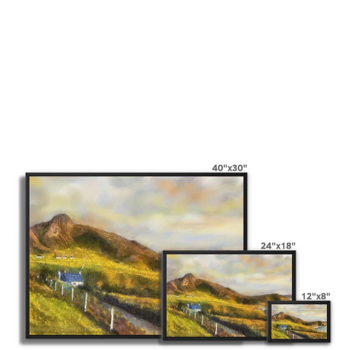 Coldbackie Painting | Framed Canvas Prints From Scotland