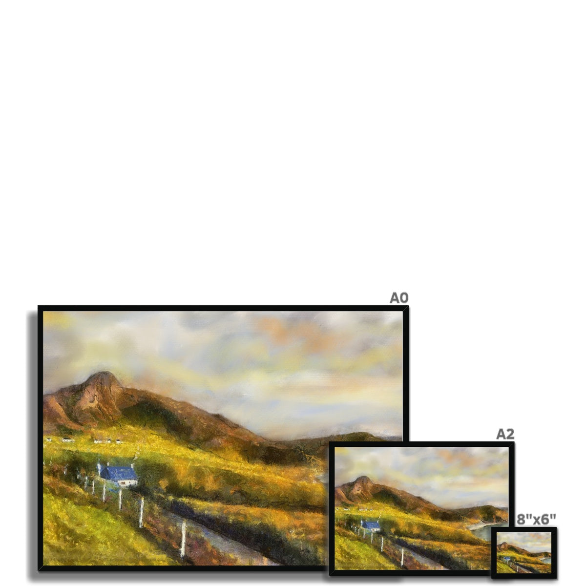 Coldbackie Painting | Framed Prints From Scotland