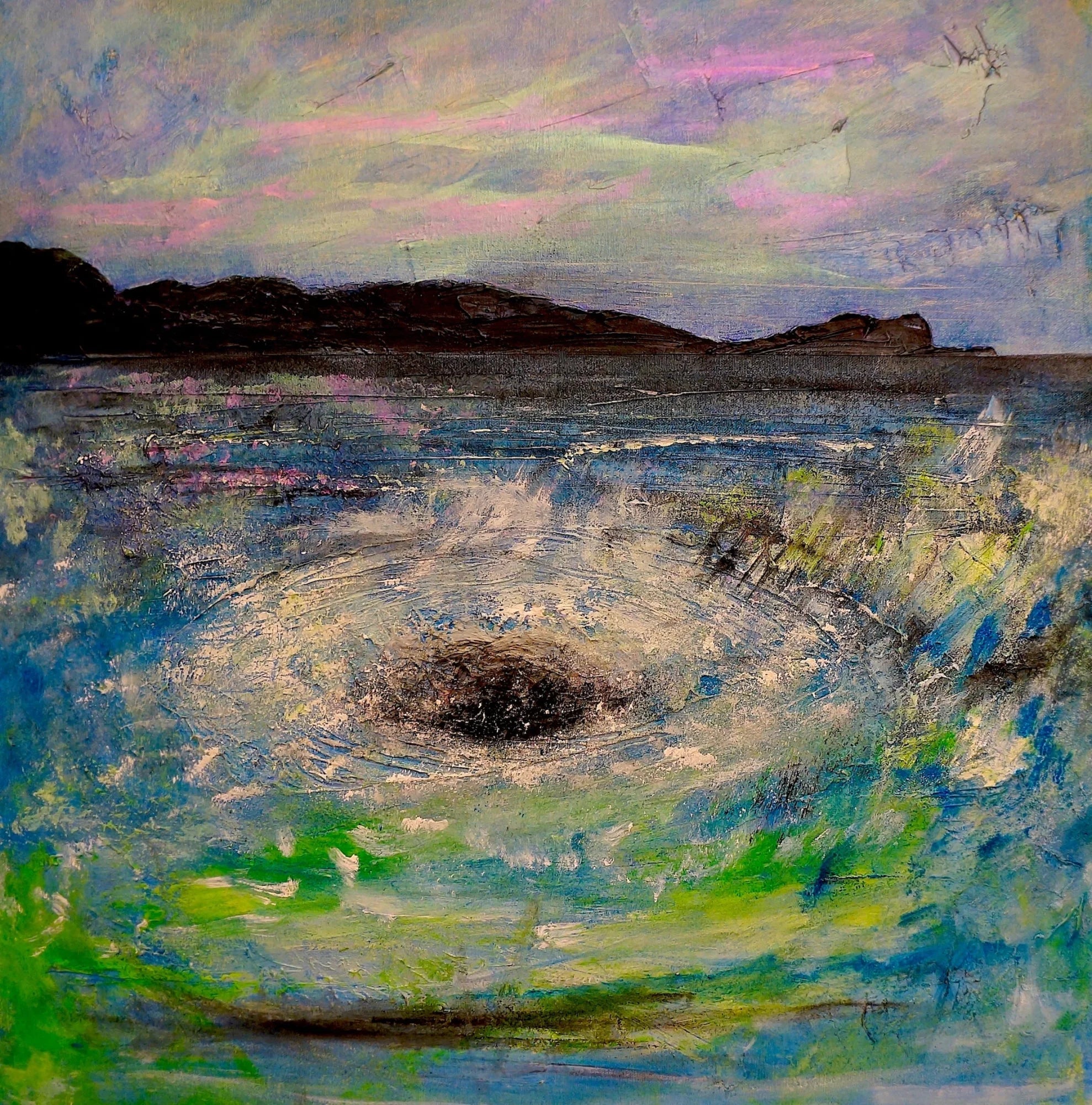 The Corryvreckan - Historic & Iconic Art Gallery Scotland Worldwide Shipping Abstract Painting Sea Scottish Castles Paintings and Fine