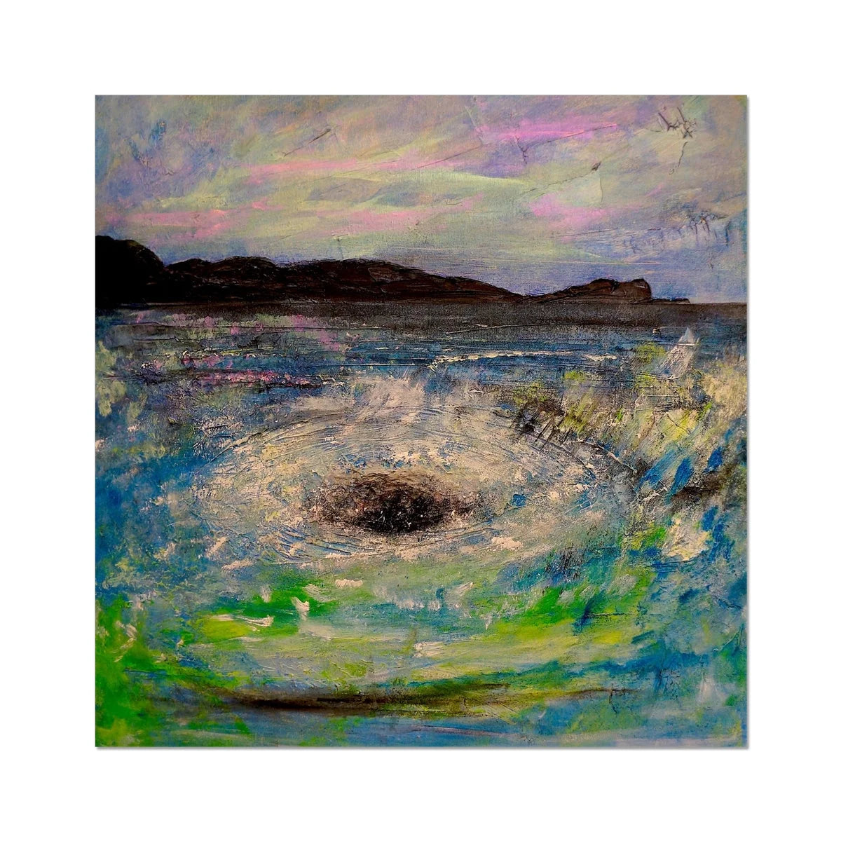 The Corryvreckan Whirlpool Artist Proof Collector Print - Historic & Iconic Art Gallery Scotland Worldwide Shipping Scottish Castles