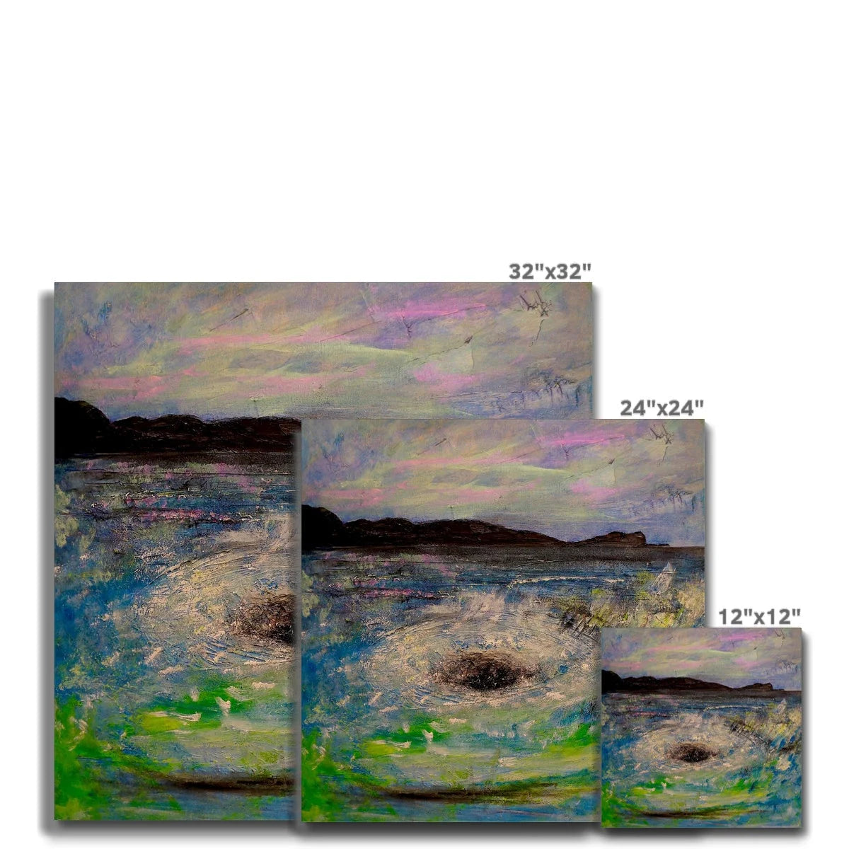The Corryvreckan Whirlpool Canvas - Historic & Iconic Art Gallery Scotland Worldwide Shipping Scottish Castles Paintings and Fine Prints