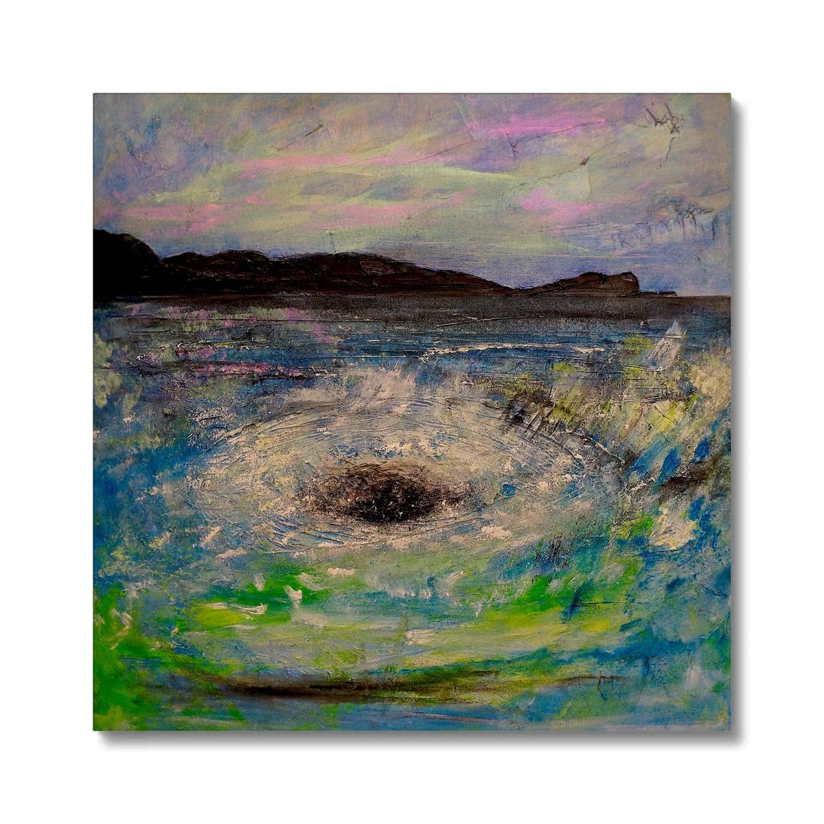 The Corryvreckan Whirlpool Canvas - Historic & Iconic Art Gallery Scotland Worldwide Shipping Scottish Castles Paintings and Fine Prints