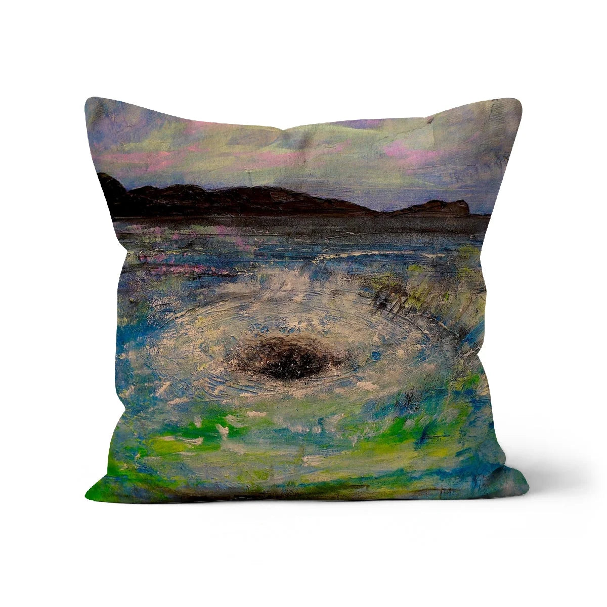 The Corryvreckan Whirlpool Cushion - Historic & Iconic Art Gallery Scotland Worldwide Shipping Scottish Castles Paintings and Fine Prints