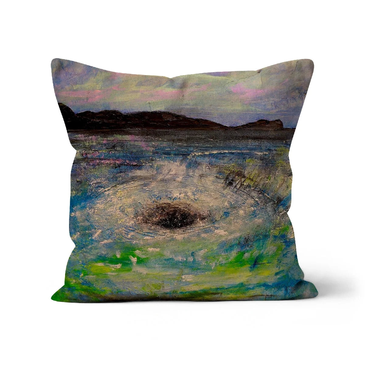 The Corryvreckan Whirlpool Cushion - Historic & Iconic Art Gallery Scotland Worldwide Shipping Scottish Castles Paintings and Fine Prints