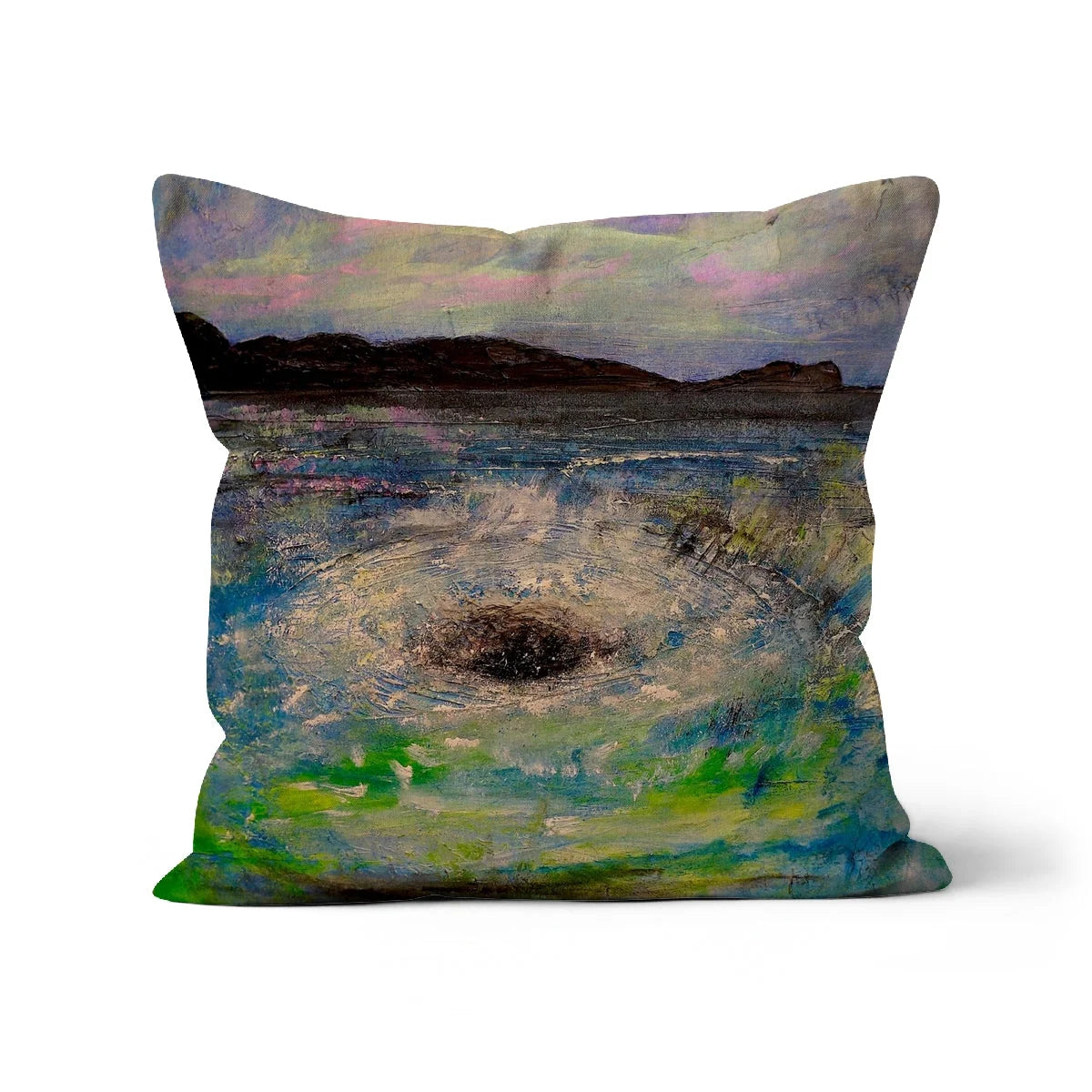 The Corryvreckan Whirlpool Cushion - Historic & Iconic Art Gallery Scotland Worldwide Shipping Scottish Castles Paintings and Fine Prints