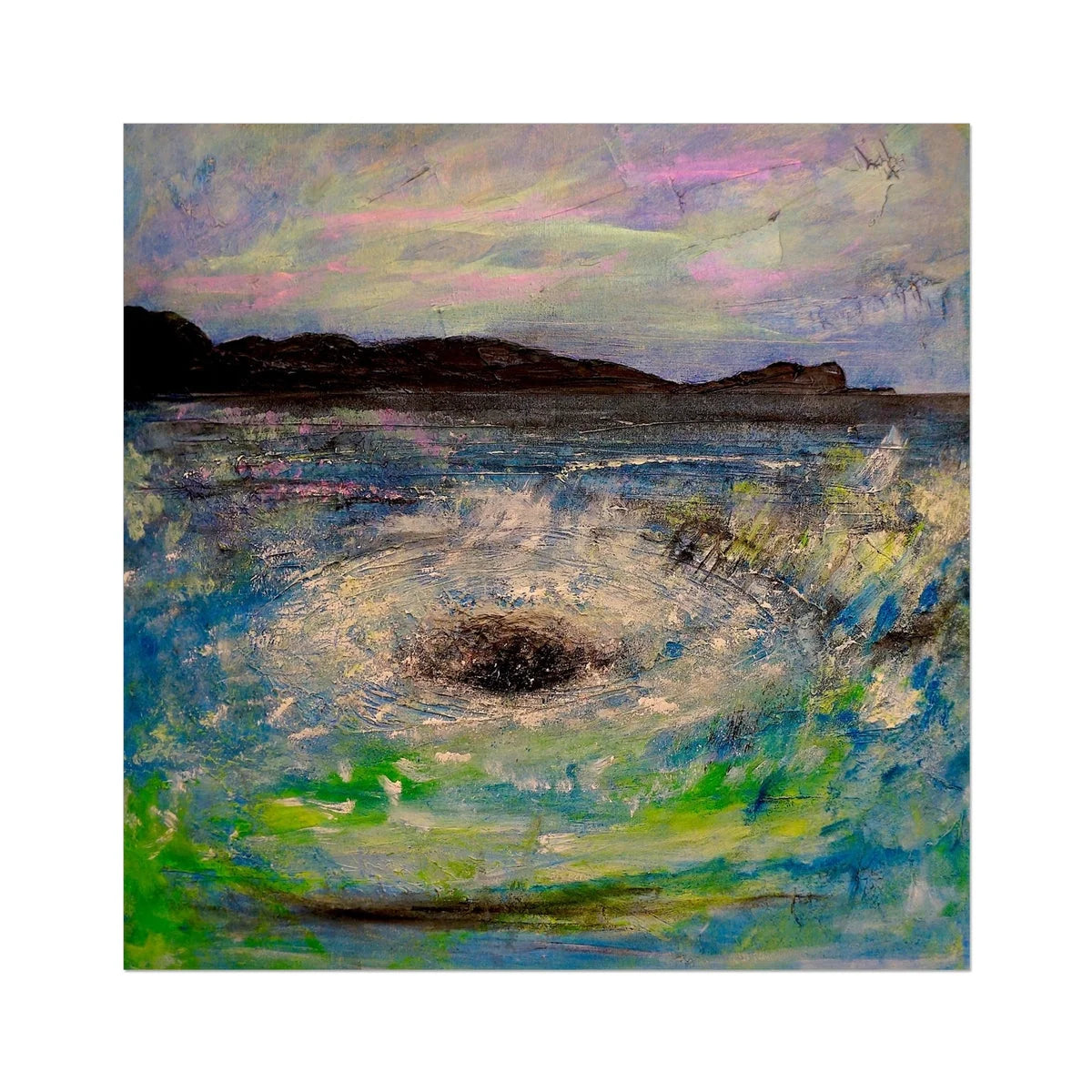 The Corryvreckan Whirlpool Fine Art Print - Historic & Iconic Gallery Scotland Worldwide Shipping Scottish Castles Paintings and Prints