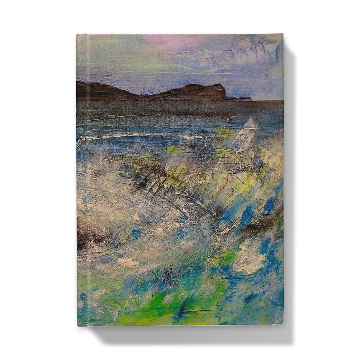 The Corryvreckan Whirlpool Hardback Journal - Historic & Iconic Art Gallery Scotland Worldwide Shipping Scottish Castles Paintings and Fine