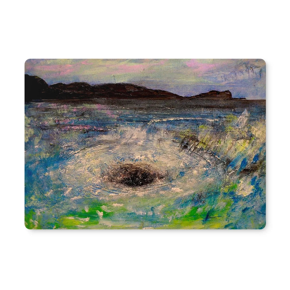 The Corryvreckan Whirlpool Placemat - Historic & Iconic Art Gallery Scotland Worldwide Shipping Scottish Castles Paintings and Fine Prints