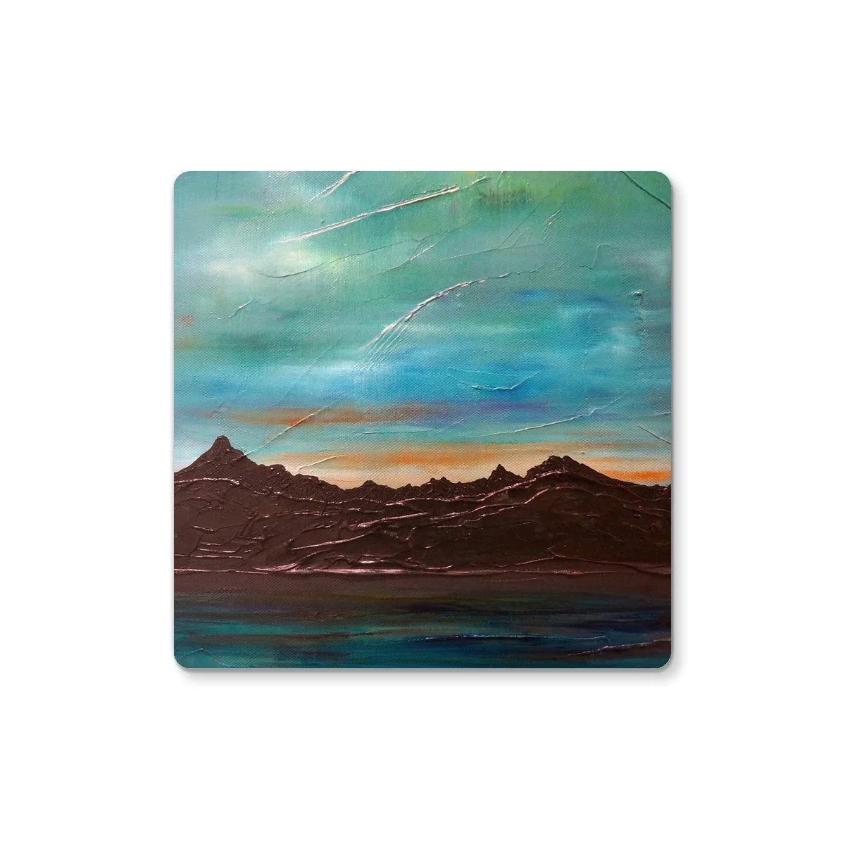 The Cuillin from Elgol Coaster - Skye Art Gallery Scotland Worldwide Shipping Scottish Landscape Paintings and Prints