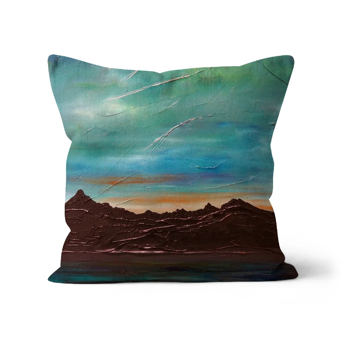 The Cuillin from Elgol Cushion - Skye Art Gallery Scotland Worldwide Shipping Scottish Landscape Paintings and Prints