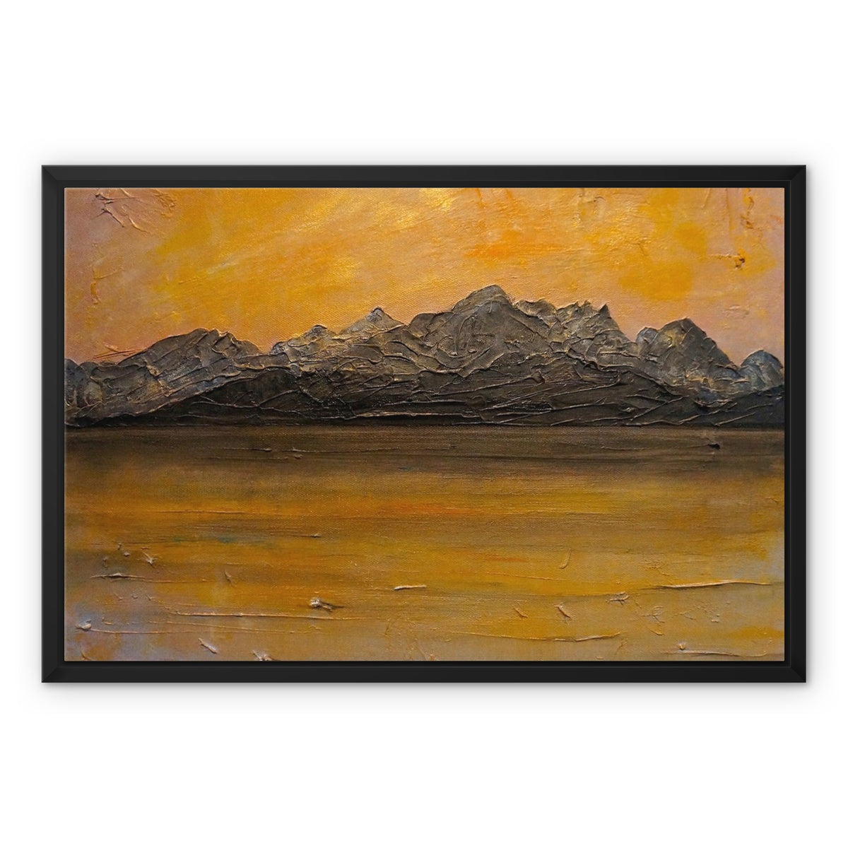 Cuillin Sunset Skye Painting | Framed Canvas Prints From Scotland