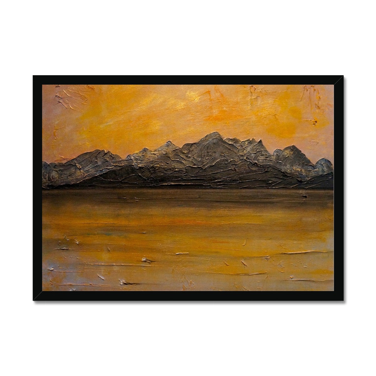 Cuillin Sunset Skye Painting | Framed Prints From Scotland