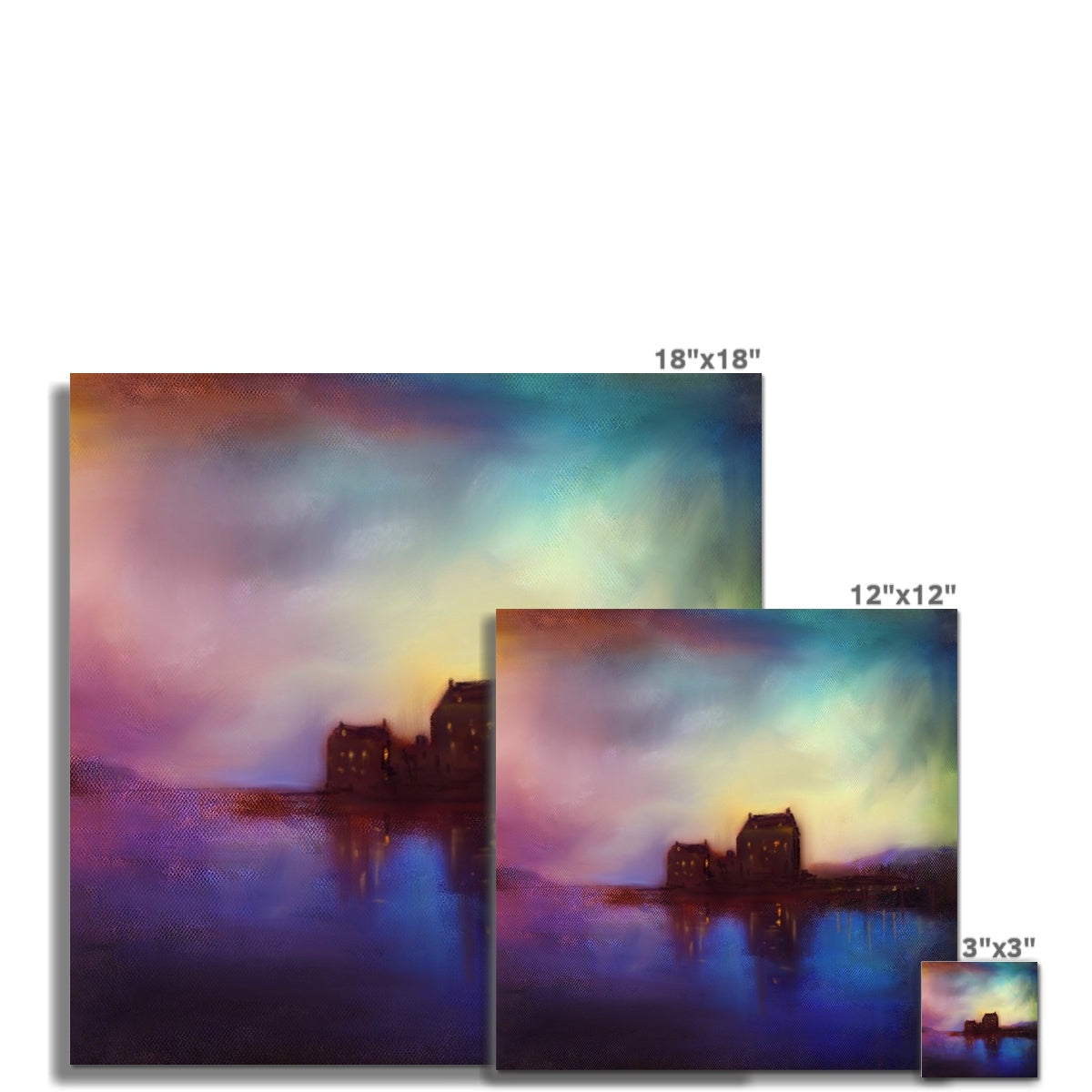 Eilean Donan Castle Sunset C-Type Print | Scottish Art Gifts