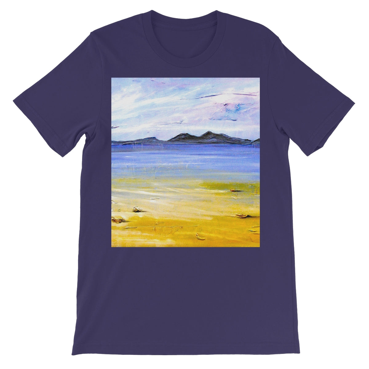 Camusdarach Beach Arisaig Unisex Short Sleeve T-Shirt | Scottish Art Gifts