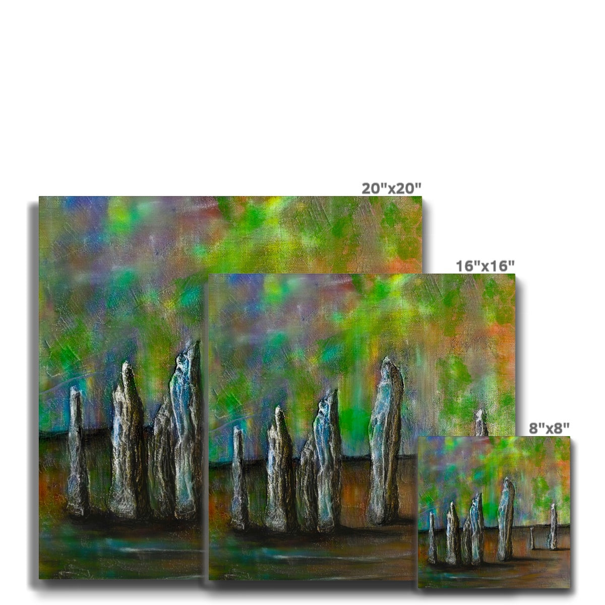 Callanish Northern Lights Lewis Eco Canvas | Scottish Art Gifts