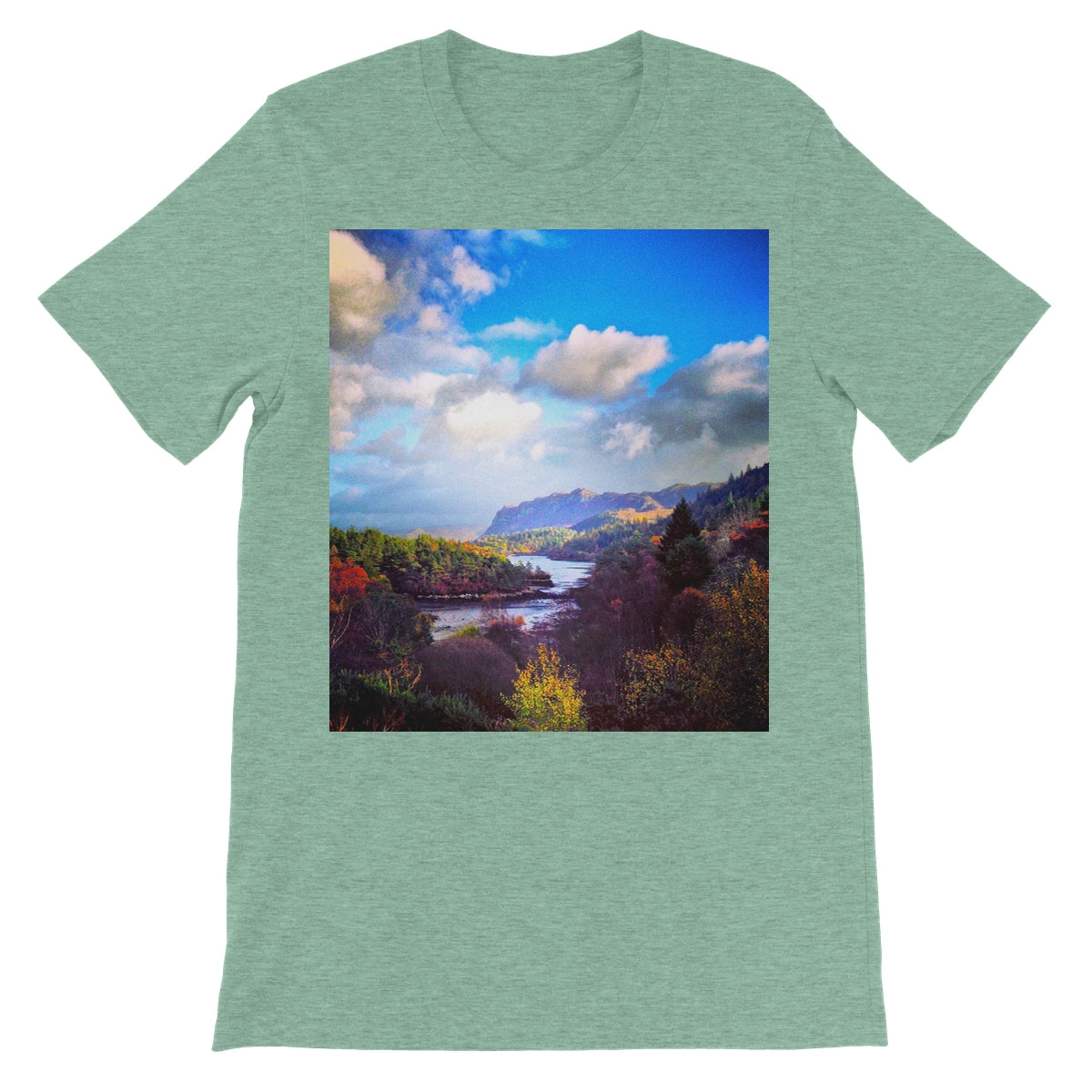Plockton Unisex Short Sleeve T-Shirt | Scottish Art Gifts