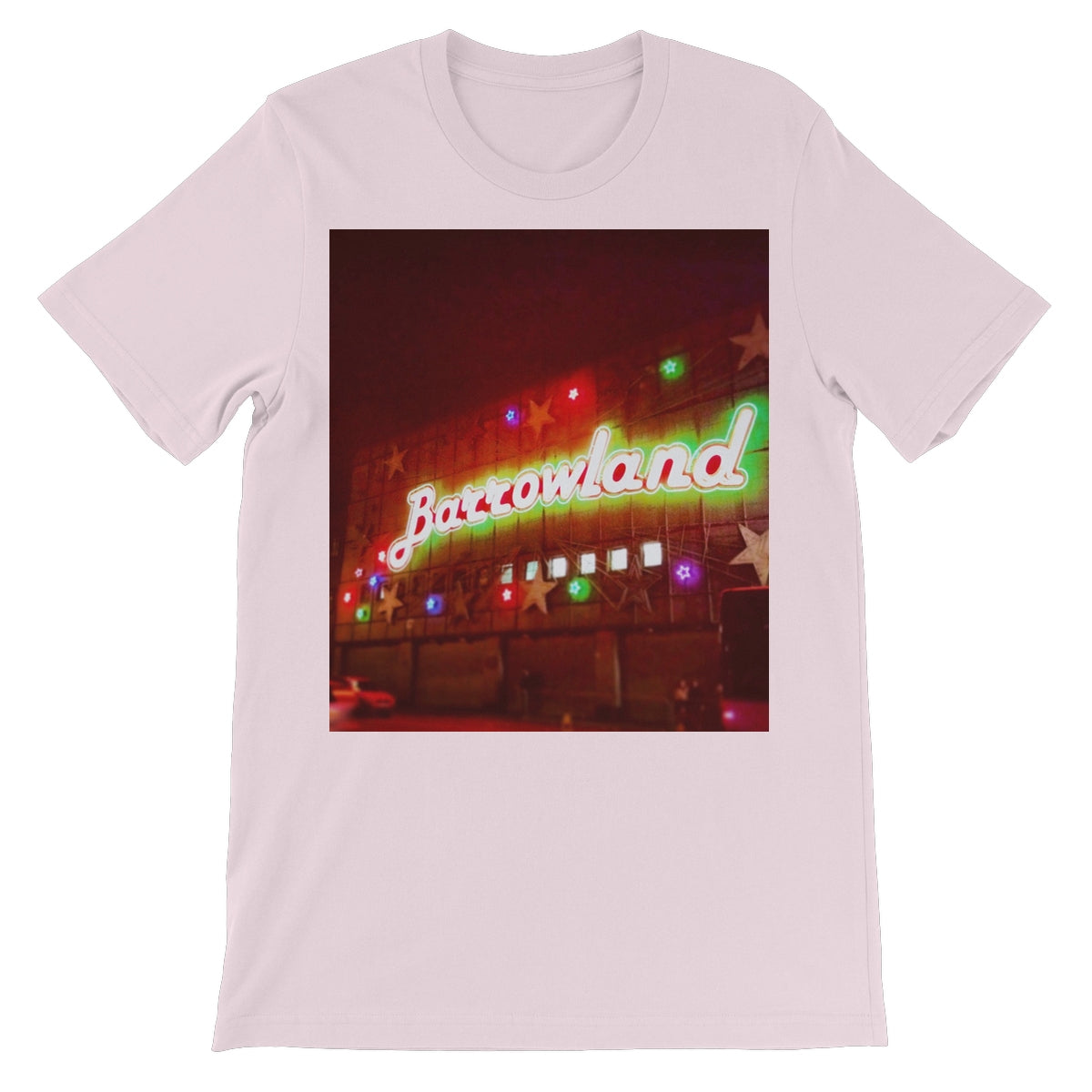 A Neon Glasgow Barrowlands Unisex Short Sleeve T-Shirt | Scottish Art Gifts
