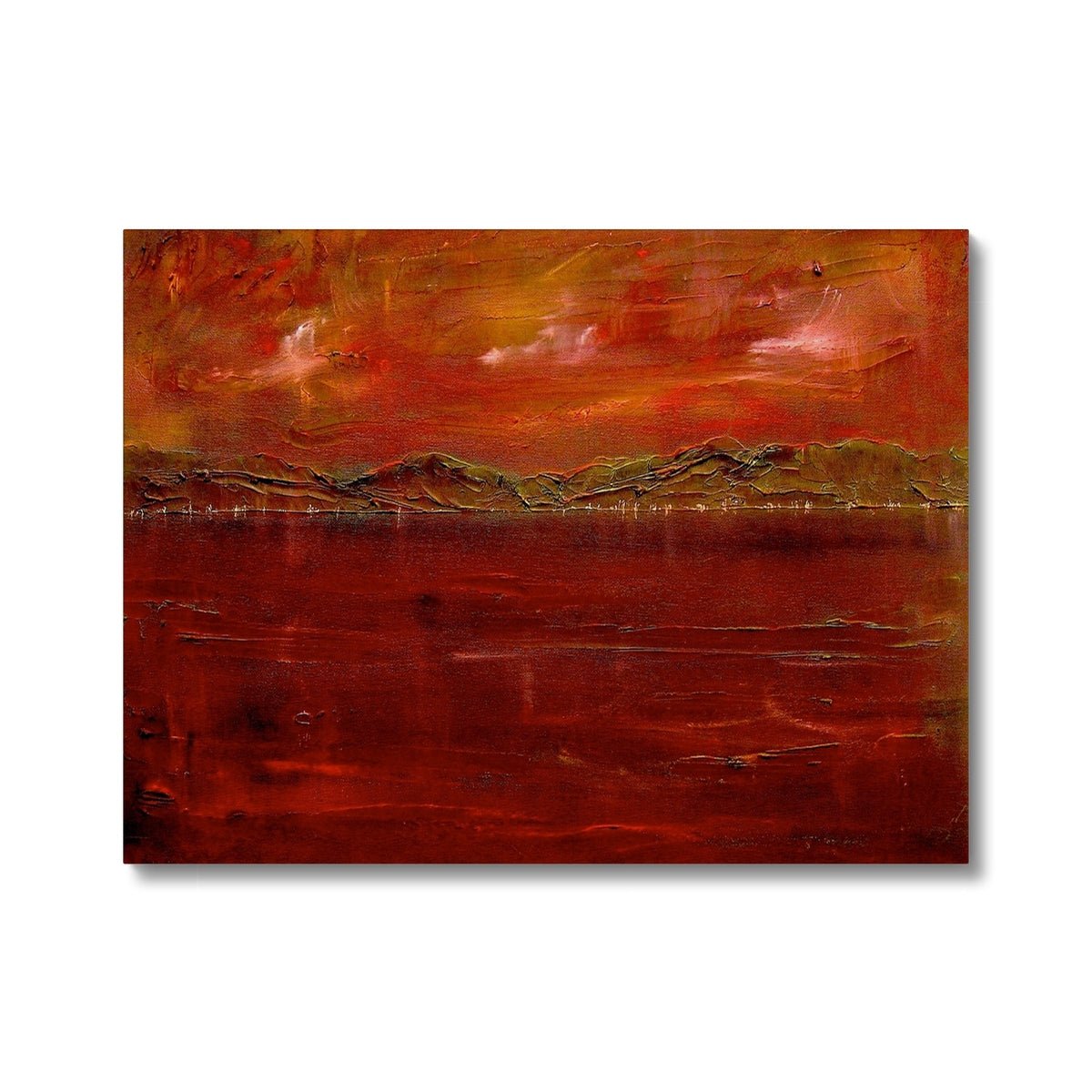 Deep Clyde Dusk Painting | Canvas From Scotland