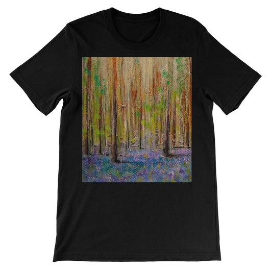 Highland Bluebells Unisex Short Sleeve T-Shirt | Scottish Art Gifts